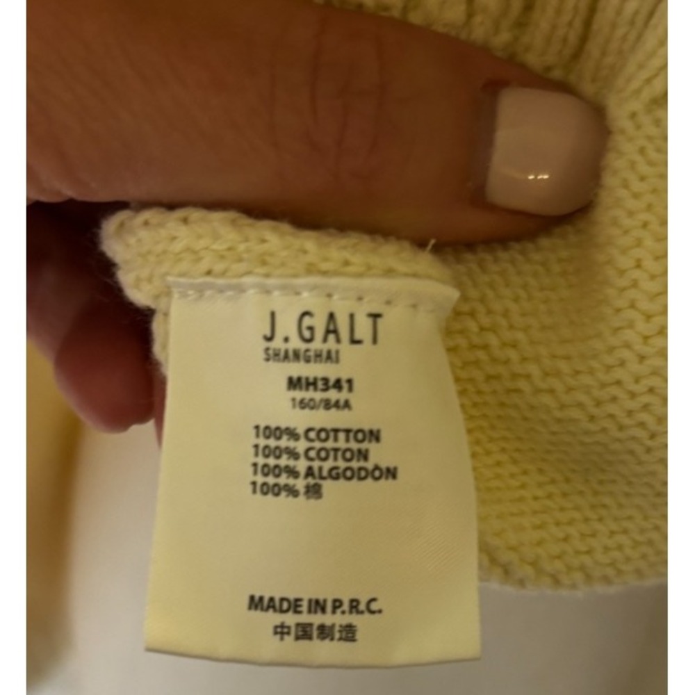 John Galt Brandy Melville Argyle Cardigan Sweater Preppy Light Blue Pink Sz XS/S - Picture 8 of 8